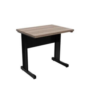 Mesa Reta Escritório Pé Metal Tampo 30mm