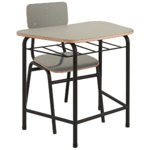 Conjunto Escolar Fórmica Adulto Trapézio