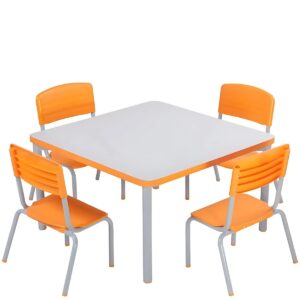 Conjunto Escolar FNDE Polipropileno Coletivo Infantil 4 Lugares