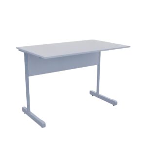 Mesa Reta Escritório Pé Metal Tampo 15mm