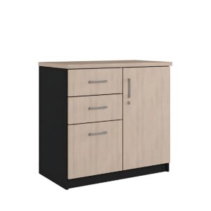 Balcão 1 Porta com 2 Gavetas e 1 Gavetão