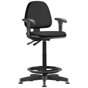 Cadeira Giratória Caixa Sky Baixa com Braço Regulável - NR-17