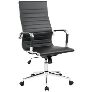 Cadeira Giratória Presidente Esteirinha Cromada