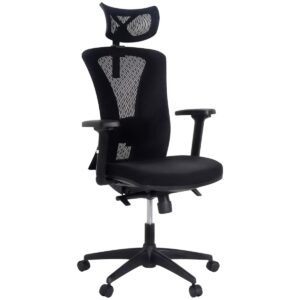 Cadeira Giratória Presidente Telada com Ajuste de Assento - NR-17