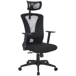 Cadeira Giratória Presidente Telada com Tensor Lombar - NR-17