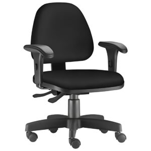 Cadeira Giratória Sky Baixa com Braço Regulável - NR-17