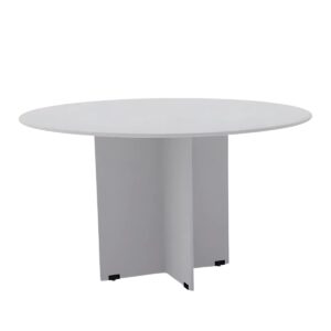 Mesa de Reunião Redonda Tampo 15mm Pé Painel