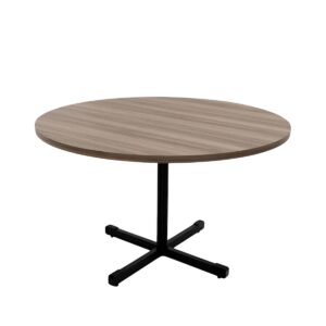 Mesa de Reunião Redonda Tampo 30mm Pé Metal