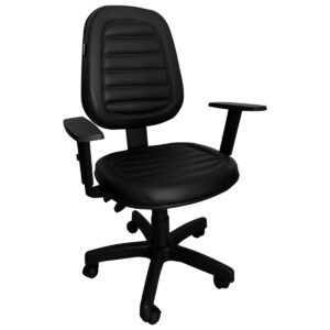 Cadeira Giratória Aruba Back System com Costura e Braço Regulável - NR-17