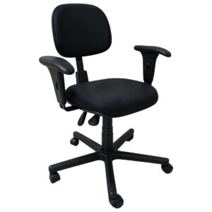 Cadeira Giratória Secretária Back System com Braço Regulável - NR-17