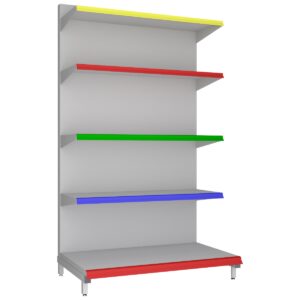 Gôndola Simples de Parede Colorida
