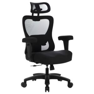 Cadeira Giratória Presidente Axis Plus Size Telada - NR-17