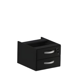 Gaveteiro Fixo 2 Gavetas com Chave