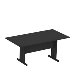 Mesa de Reunião Retangular Tampo 25mm Pé Metal