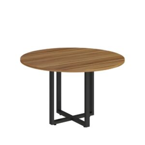 Mesa de Reunião Redonda Industrial Tampo 30mm