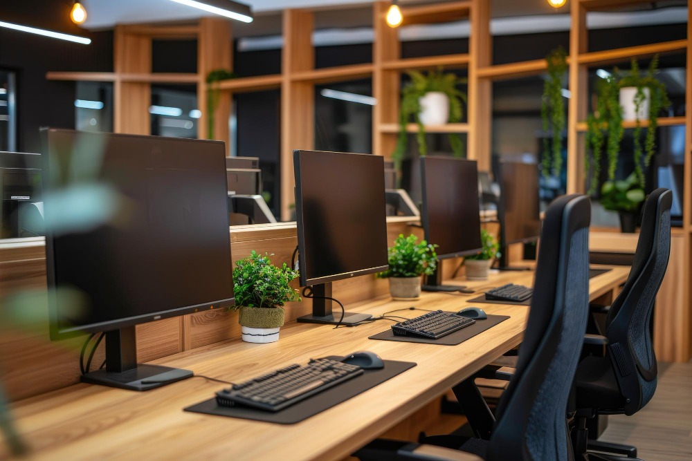 Estação de trabalho corporativa escolha o modelo ideal