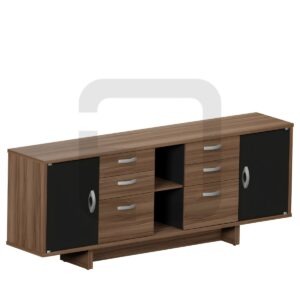 Armário Baixo Credenza Up 3 Gavetas Duplo