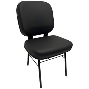 Cadeira Diretor Plus Size Fixa 4 Pés 180kg