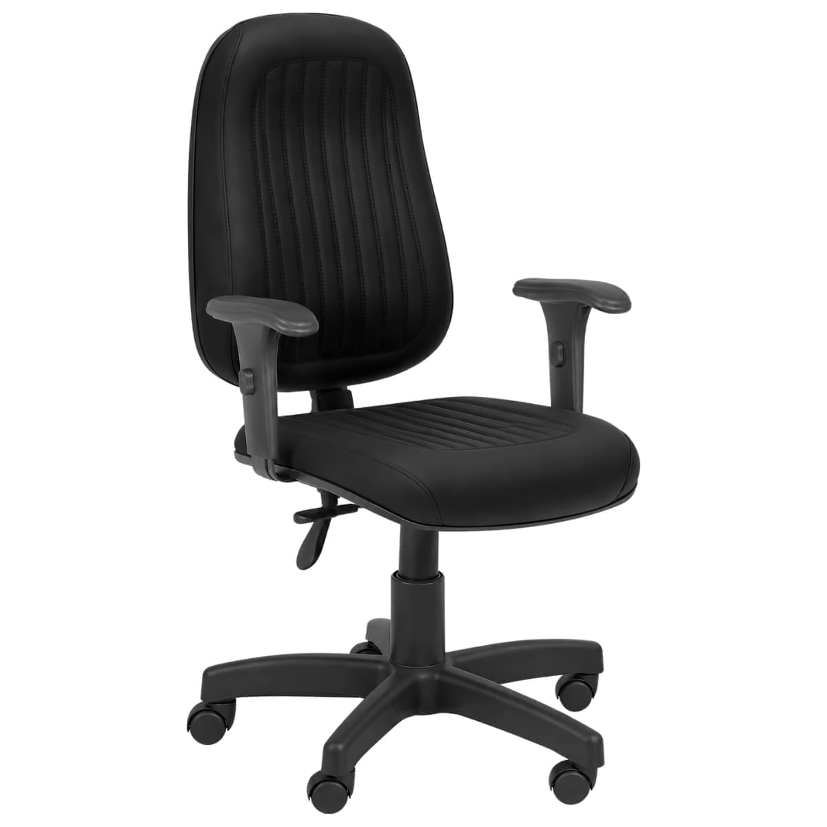 Cadeira Giratória Presidente Back System com Costura e Braço Regulável – NR-17